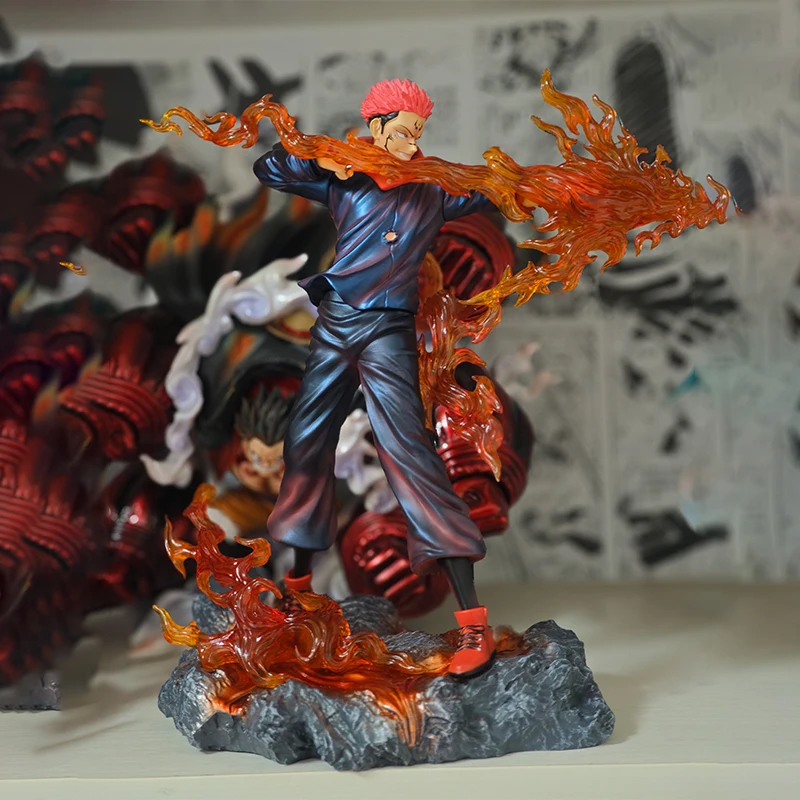 جديد في المخزون 28 سنتيمتر Jujutsu Kaisen شخصيات كرتونية Itadori يوجي أرقام Ryomen Sukuna بولي كلوريد الفينيل تمثال جمع نموذج هدية مزخرفة لعبة
