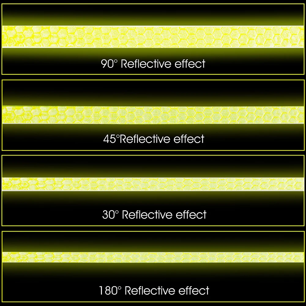 Ruban réflecteur auto-adhésif étanche, pour vélo, assistance, panneaux automobiles