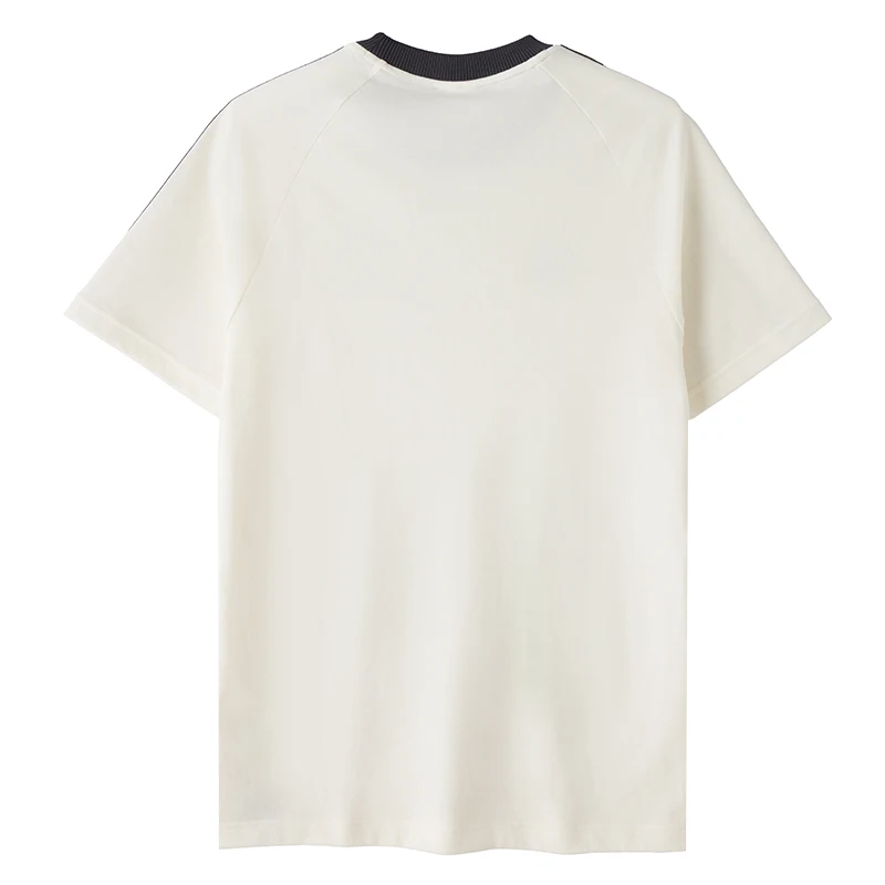 Adidas T-Shirt Men's German Team Football-Themed Embroidered Three-Stripe Short-Sleeve Kg5098