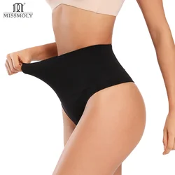 Women High Waist Thong Control Panties MISS MOLY Sexy Tummy Flat Lingeries Shapers Slimming Butt Lifter Underwear Fajas