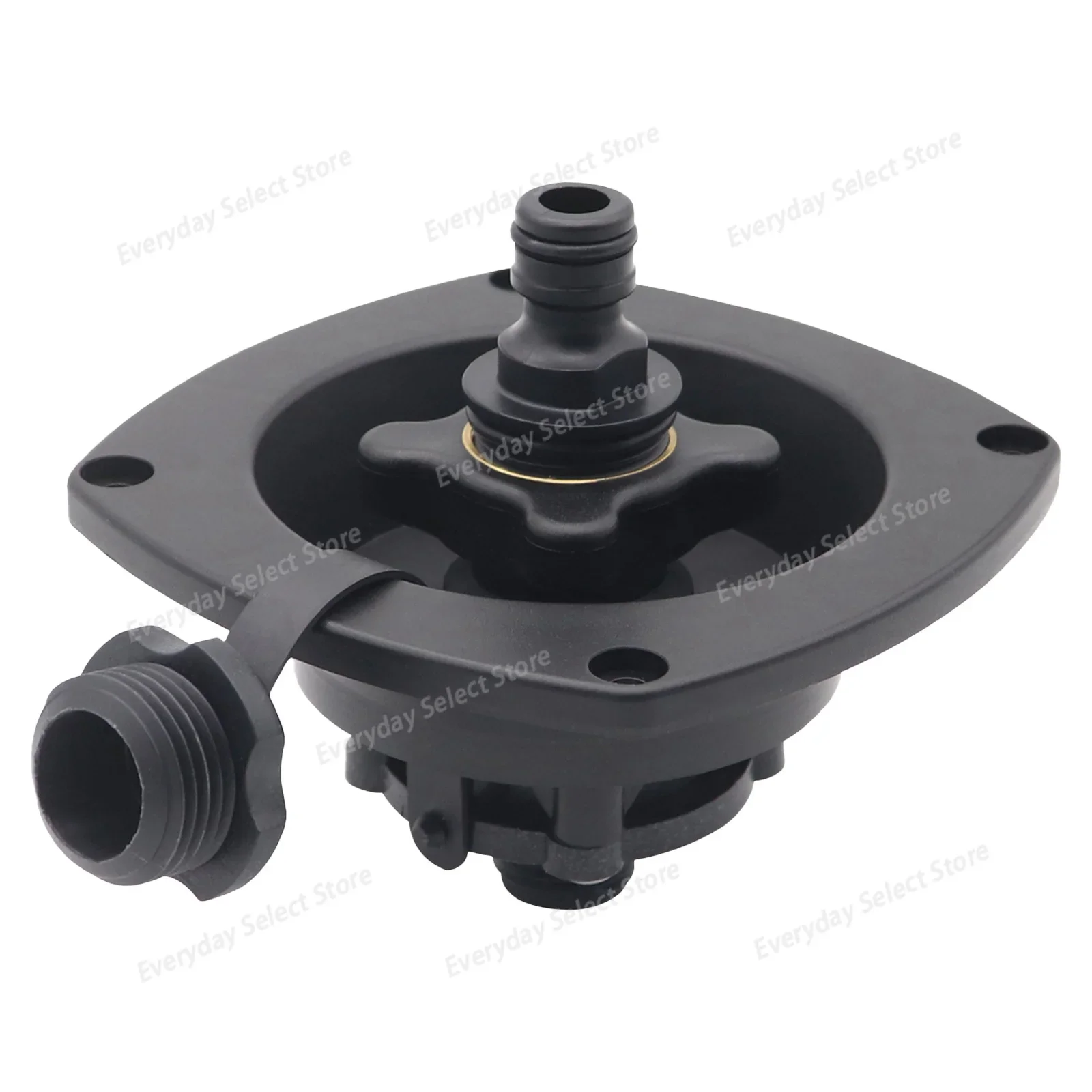 Plastic Black‑White One‑Way Check‑Valve Kit Pressure‑Relief Fitting for RV and Yacht Liquid Backflow‑Prevention