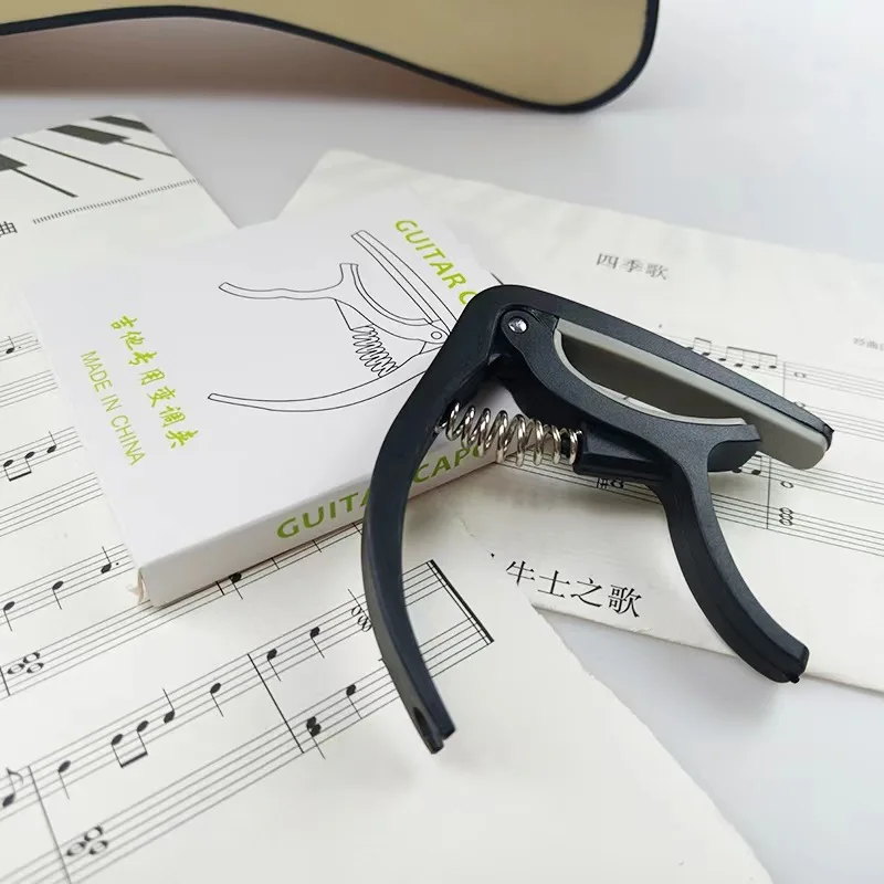 2026 مشبك نقل نايلون ABS أسود جديد للجيتار كابو #4