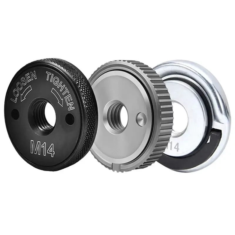 

Набор внутренних и внешних фланцевых гаек M14/10 для угловой шлифовальной машины, быстросъемная стопорная гайка для Metabo -LICG