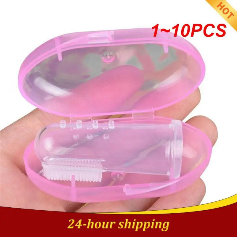 

1~10PCS Oral Care Cleaning Silicone Latex-free Massaging Gums Cleaning Small Teeth Bpa-free Tongue Coating Cleaning Brush