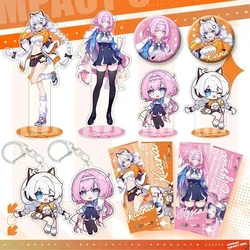 Game Honkai Impact 3rd X Elysia COCO Joint Cosplay Thema Sets Kiana Stand Badge Sleutelhanger Anime Cartoon Accessoires Kerst Geschenkdoos