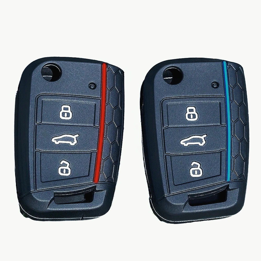 

For VW golf 7 GTI POLO T-Cross T-Roc touran Tiguan Skoda Octavia Rapid kodiaq Fabia Seat Ibiza leon Ateca Arona key case cover