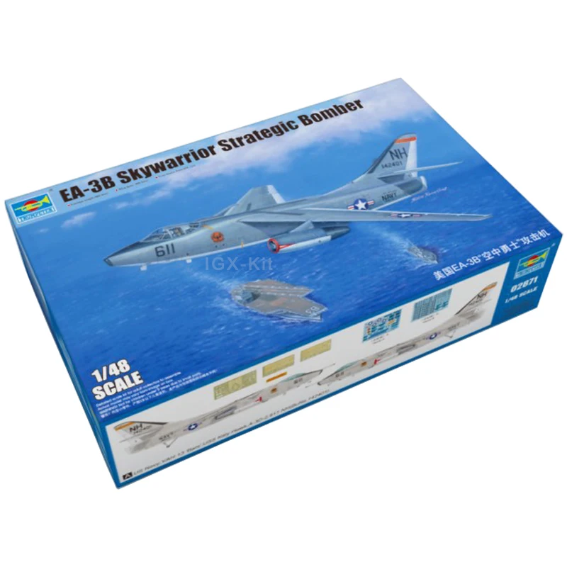 

Trumpeter 1/48 02871 US EA3B EA-3B A3 самолет для солдатиков Skywarrior модель военного самолета пластиковая сборка игрушечный набор для строительства