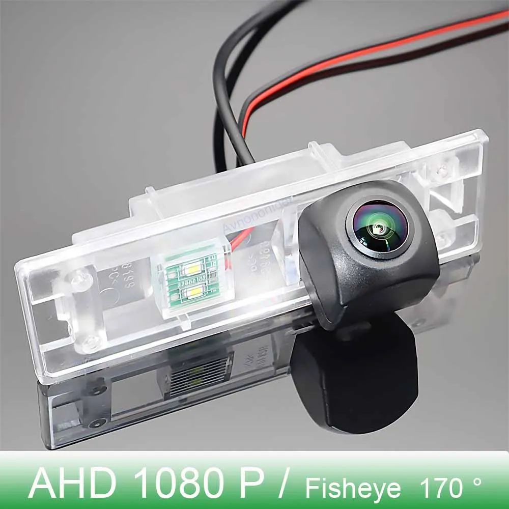 

AHD 1080P Fish Eye Vehicle Backup Reverse Camera For Mini Couper Hatch Hardtop Roadster Car Rear View Camera HD Night Vision