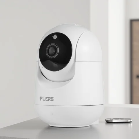 Fuers 5MP WiFi Camera Works With Tuya Smart Home Indoor Wireless IP Surveillance Camera Automatic Tracking Security Baby Monitor