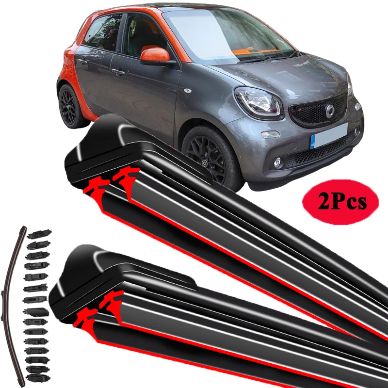 

For Smart ForFour W454 W453 2004-2021 Car Windshield Wiper Blade Front Windscreen Brushes Washer Accessories Window Replacement