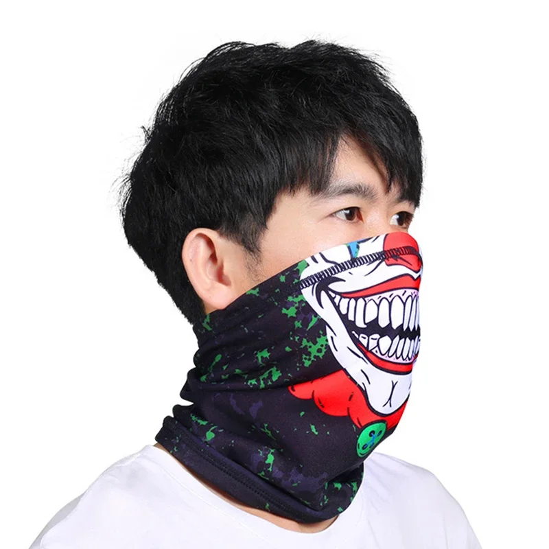 Cold Winter Mask Scarf Tube Neck Gaiter Fleece Warmer Ear Cover Face Head Bandana Clown Soft Wrap Headband Men Women Snowboard