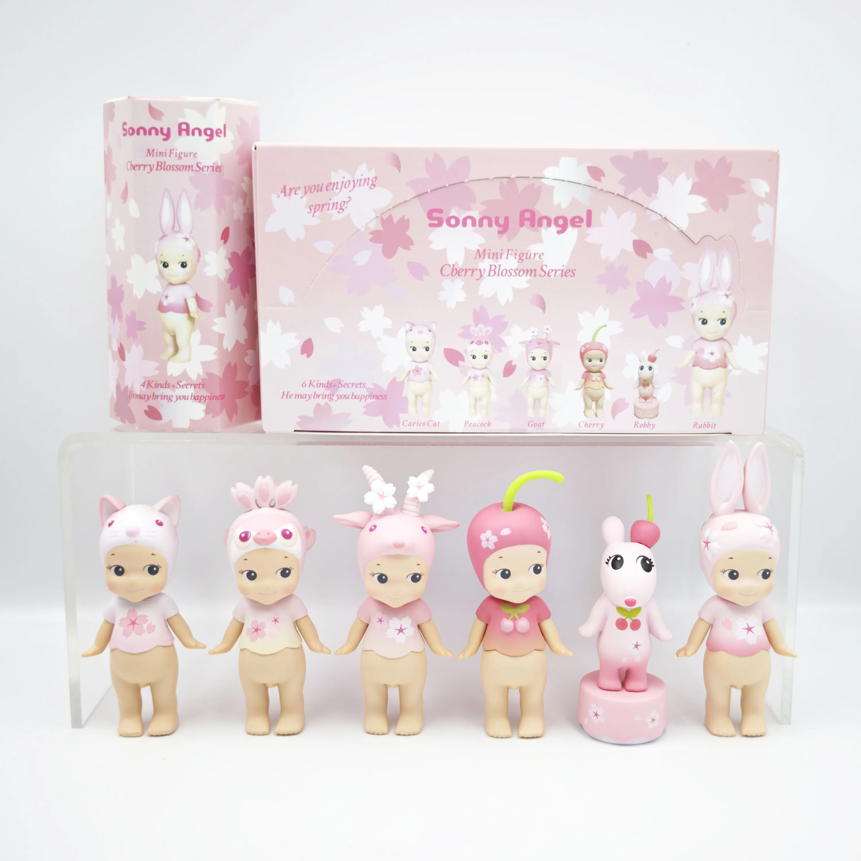 

Sonny Angel Cherry Blossom Series Pink Blind Box Toys Anime Action Figure Model Original Ornament Children's Birthday Gifts
