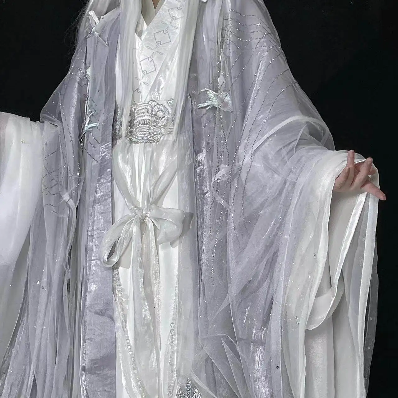 

Ashes of the Kingdom‌ Zuo Ci cosplay costume ancient Ancient Style Hanfu Halloween Uniform Carnival Party Play Role Clothes