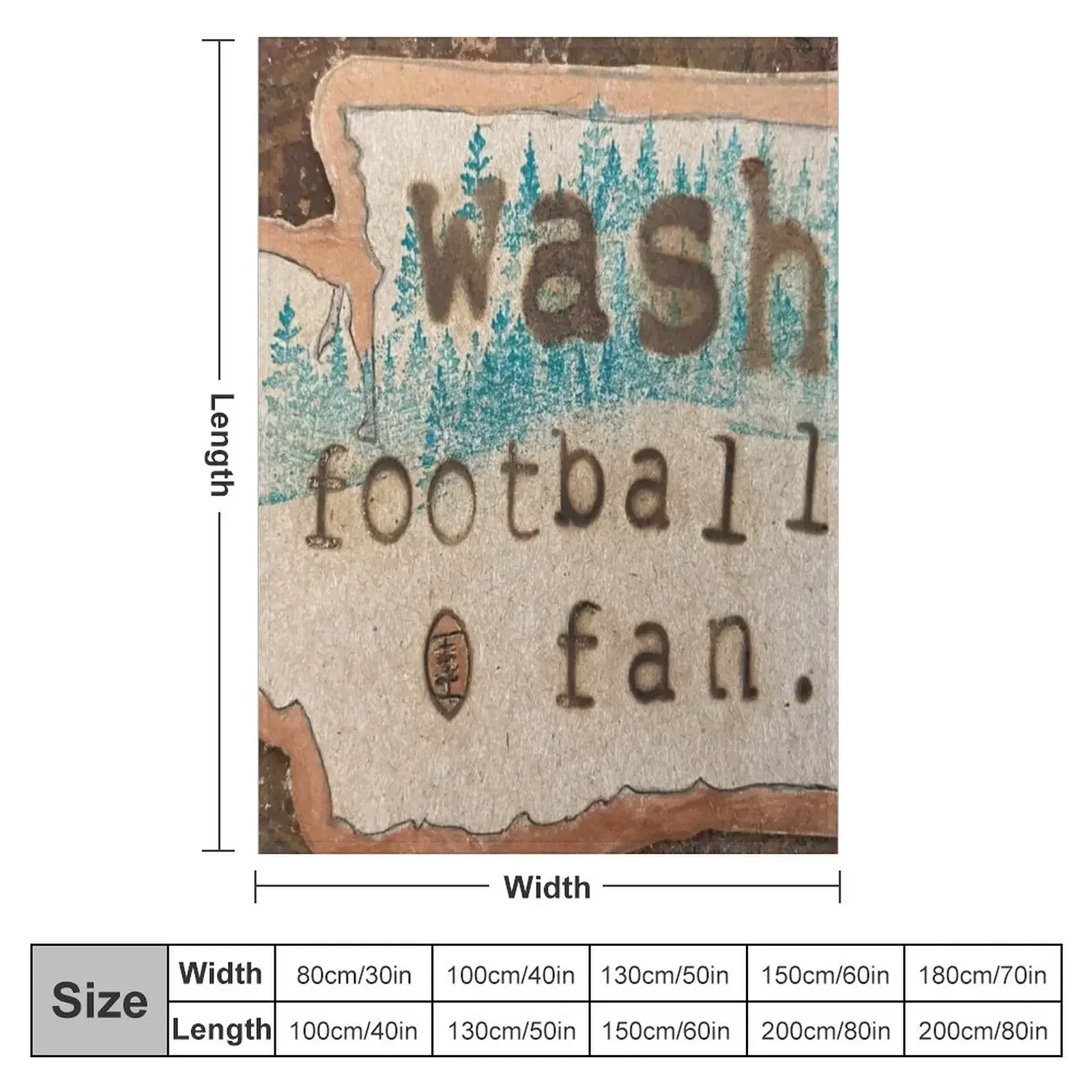 Washington Football Fan Throw Blanket anime Fashion Sofas Nap Tourist Blankets