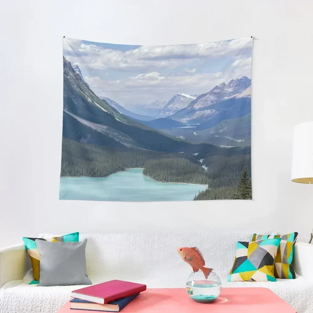 

Relaxing Summer Mountain Vacation Nature Photography Tapestry Home Decorations Aesthetic Room Decoration Aesthetic Tapestry