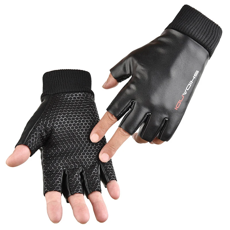 Gants de Moto Imperméables à Rabat à 2 Doigts pour Homme et Femme, Coupe-Vent, en Velours, Protection Chaude, Cuir Pu, dehors, Hiver