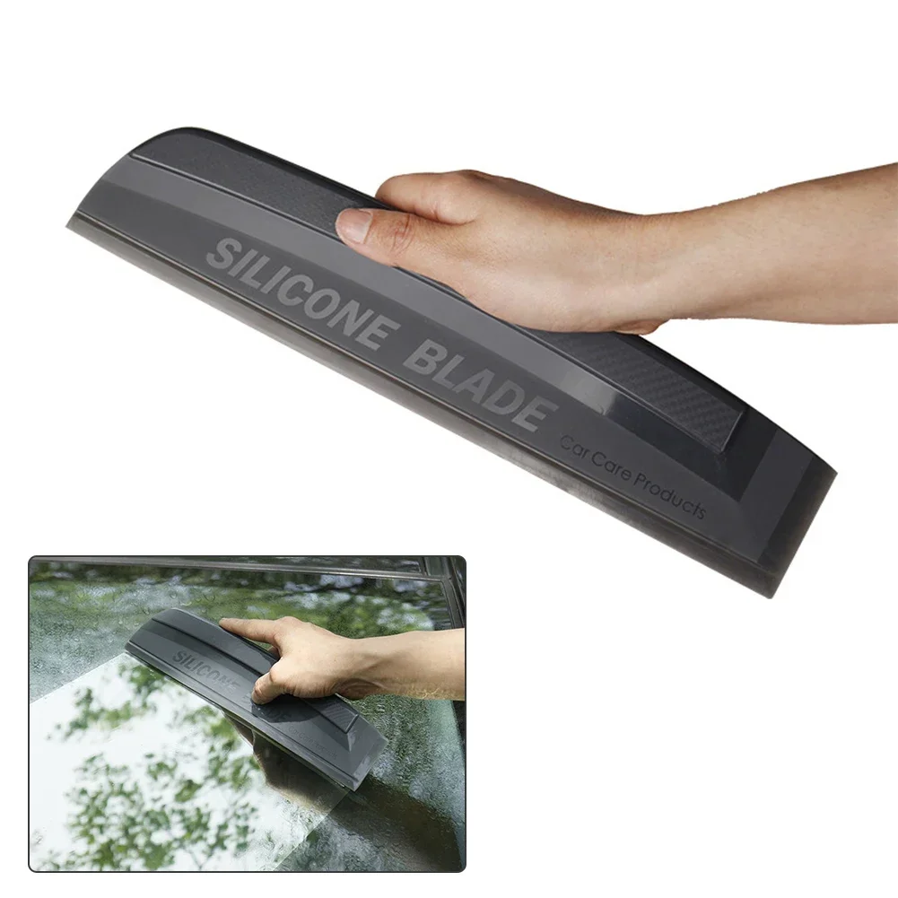 Non-Scratch Flexible Soft Silicone Handy Squeegee Car Wrap Tools Water Window Wiper Drying Blade Clean Scraping Film Scraper