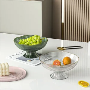 Luxurious drainage fruits dish fruit bowl with healthy beautiful plastic feet with center table drainage for the living room 10 Main Luxury Frute Sales - №9