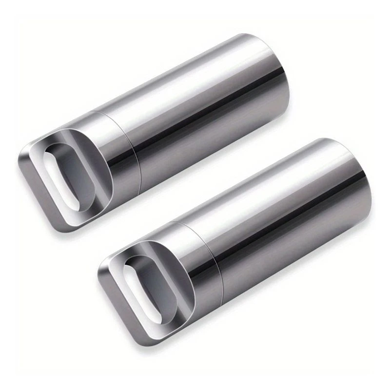 Beauty Mini Stainless Steel Alloy Waterproof Bottle Ultralight Seal Bottle Canister Portable Pill Box Outdoor Tool