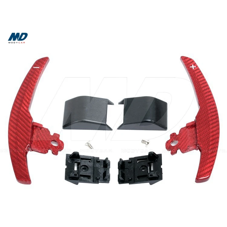 

Популярная горячая распродажа, красная лопатка переключения передач из углеродного волокна для F82 M4 2014-2017 годов