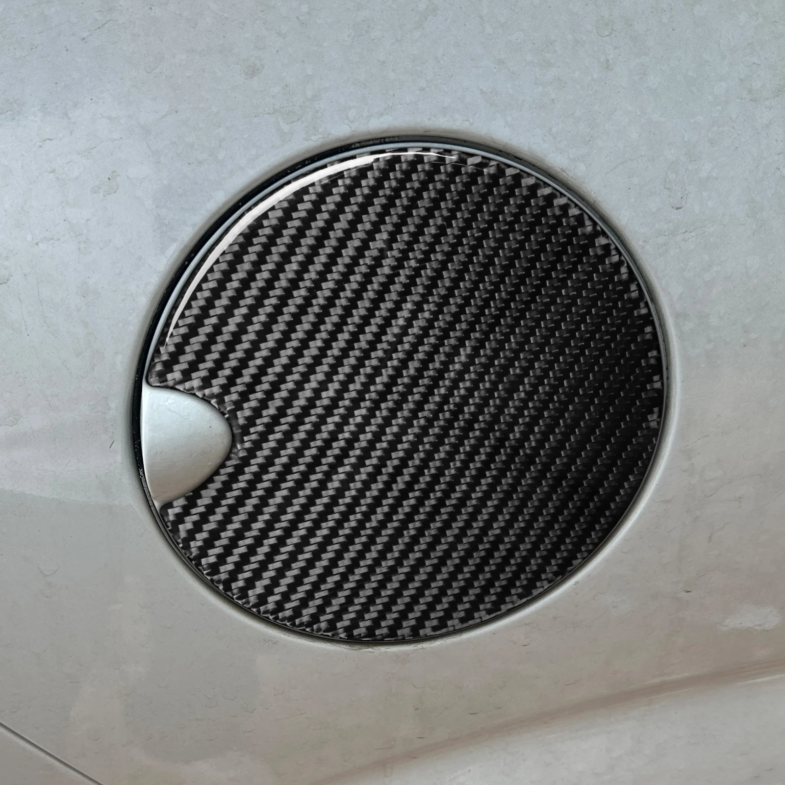 Real Carbon Fiber Car Accessories Fuel Gas Cap Panel Soft Cover Sticker For SEAT Leon MK2 2005 2006 2007 2008 2009 2010 2011 12