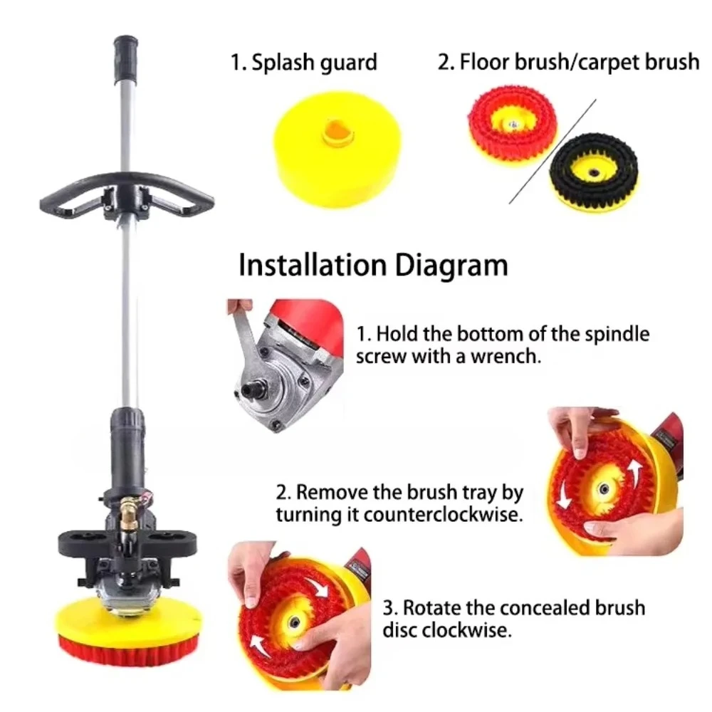 

Бытовая полировальная и чистящая машина для камня, кристаллической плитки, мрамора, устойчивая к щелочам, для ремонта, ручная, с функцией толкания.