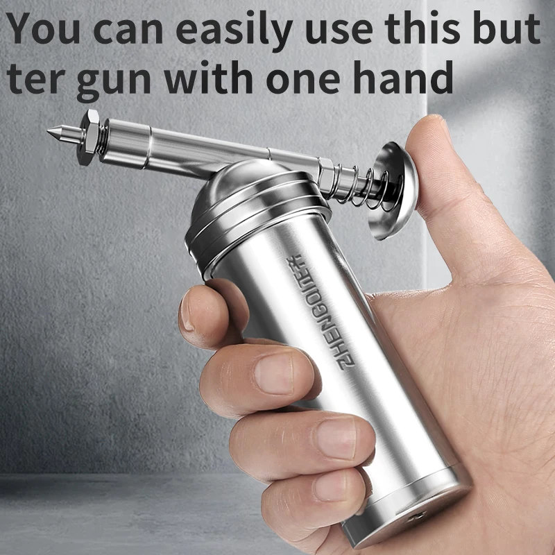 

Пистолет для масла мини-пресса объемом 80 куб.см подходит для обслуживания и обслуживания транспортных средств, механического оборудования и узкого пространства.