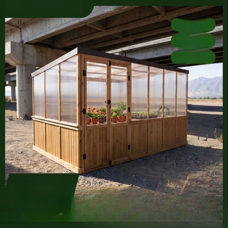 Outdoor wooden house insulation cross-border greenhouse