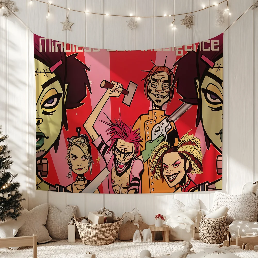 Band M-Mindless S-Self I-Indulgence-S flag For Garden Party Living Room Home Wall Decor Banner Bedroom Outdoor Tapestry