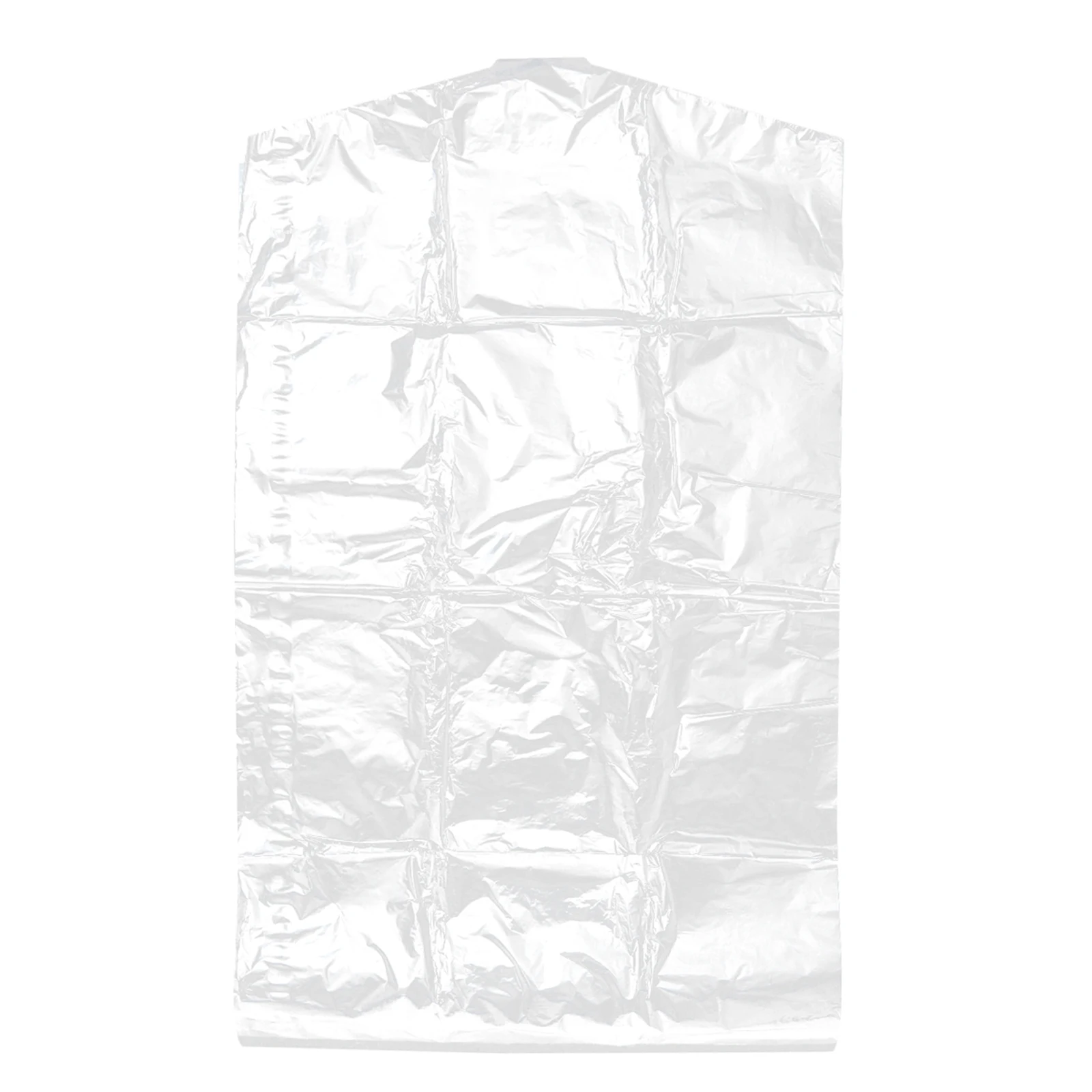 50pcs 60x90cm Garment Bag Transparent Clear Plastic Hanging Storage Disposable Dustproof Handbag Organizer for Home Shop