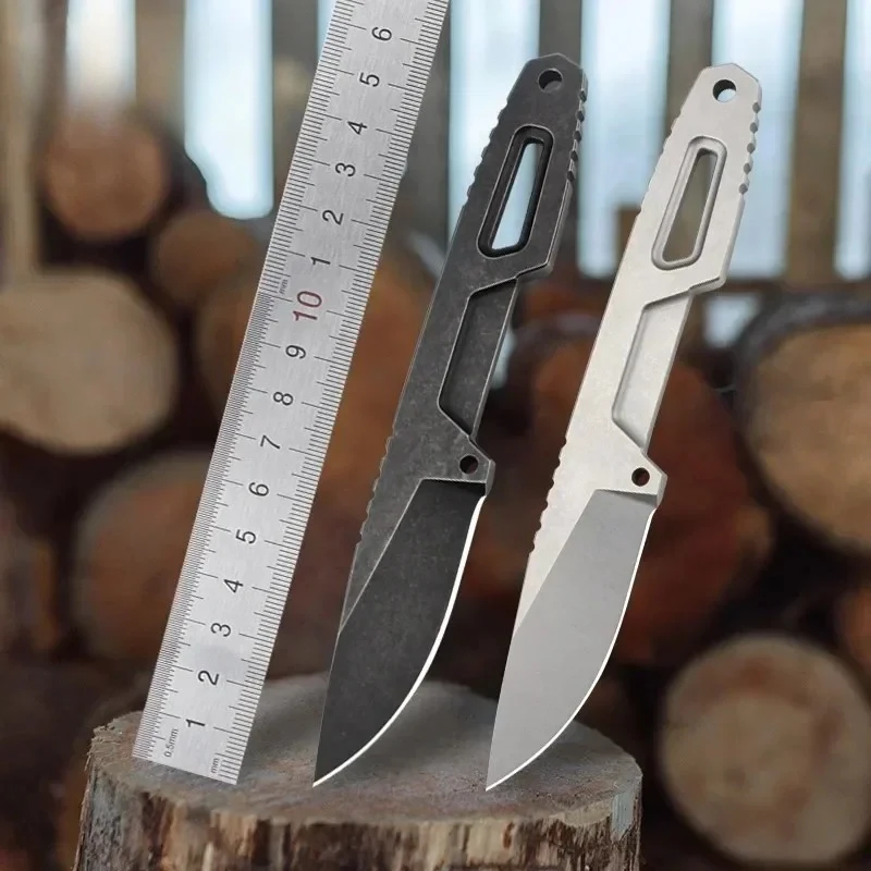 Fixed Blade Knife Outdoor Jungle Exploration Trip Hiking Rock Climbing Barbecuing Night Fishing EDC Tool