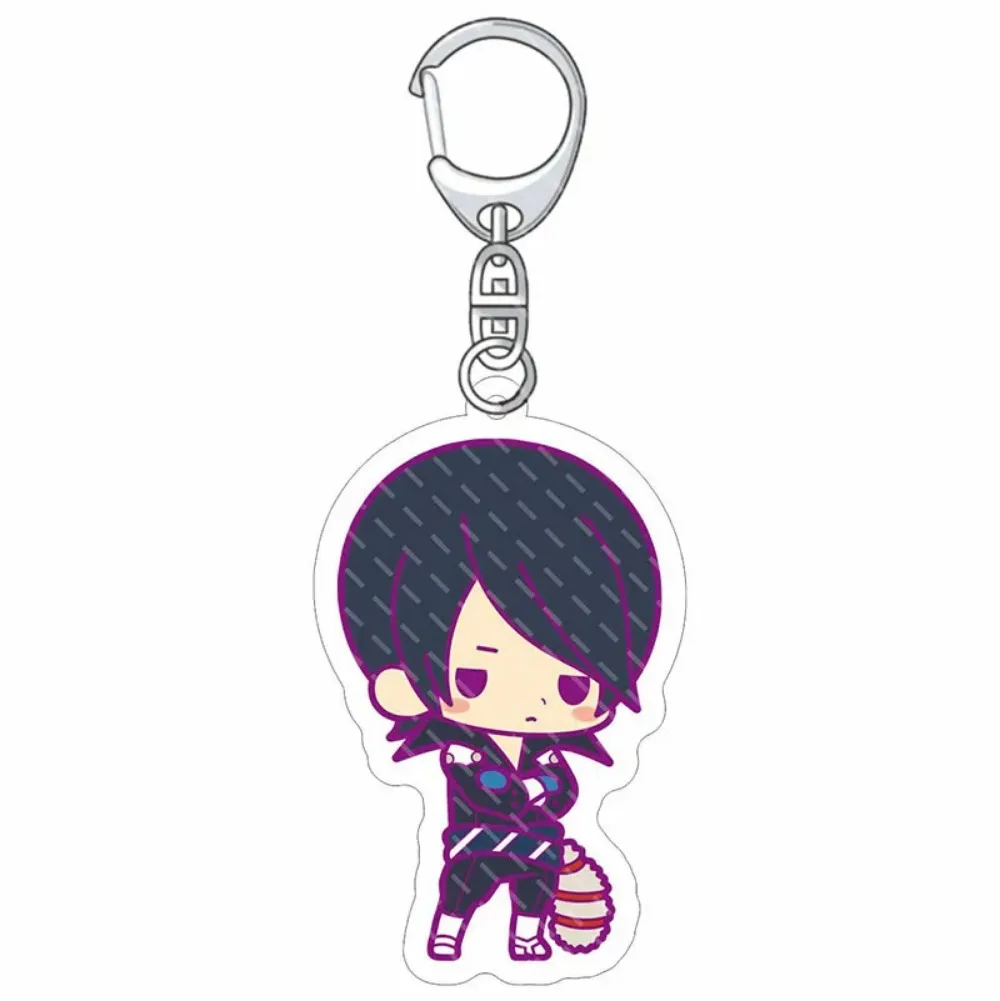 Q Version Anime Keychain Goro Akechi Anne Takamaki Makoto Niijima Futaba Sakura Cute Figures Key Chain Fans Collection