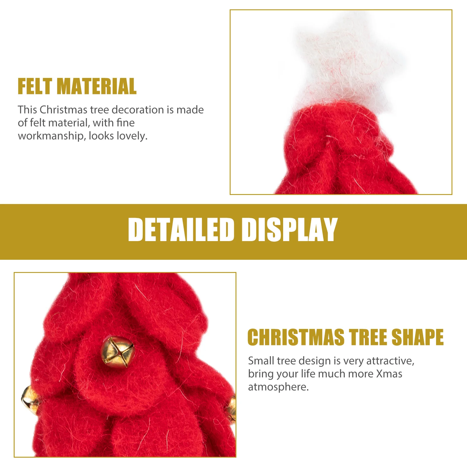 

Christmas Tree Ornaments Desktop Decoration Holiday Small Mini Table Festival Miniature