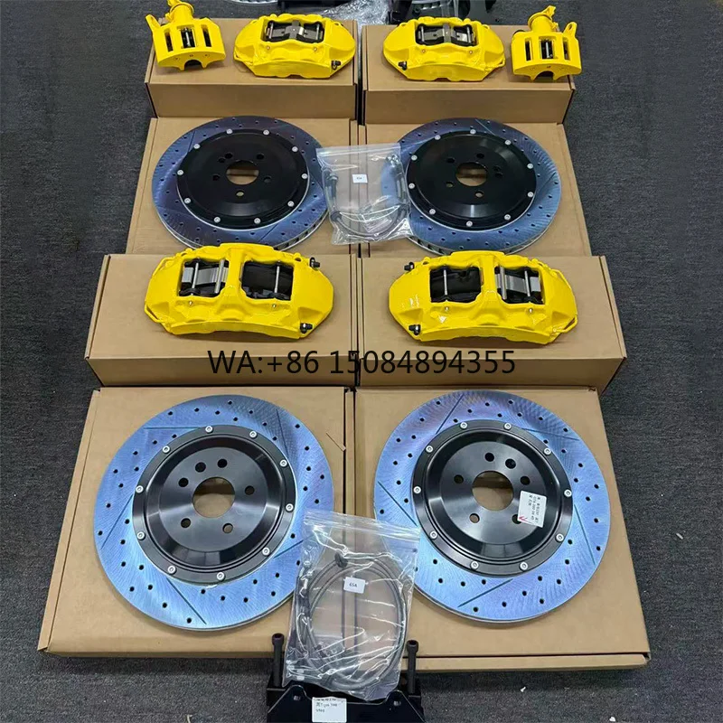 

GT6 GT4 Dual Caliper Kit, Drilled Slotted 380mm Brake Discs, Big Brake Refit, Racing Brake Upgrade, Auto Mod Parts