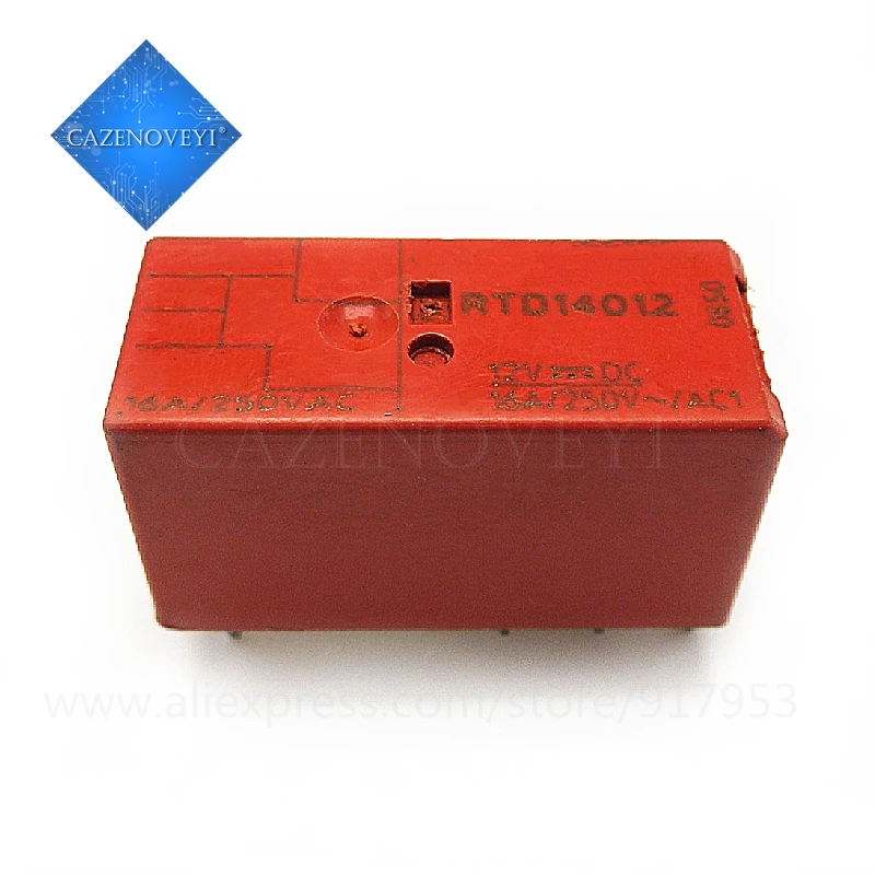 

5pcs/lot RT314012=RTD14012 12VDC 12V Relay 16A DIP-8 In Stock