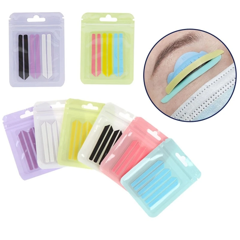 6Pcs Silicone Rods Lash Lift Shields pour Perm Curler DIY Outils de levage de cils