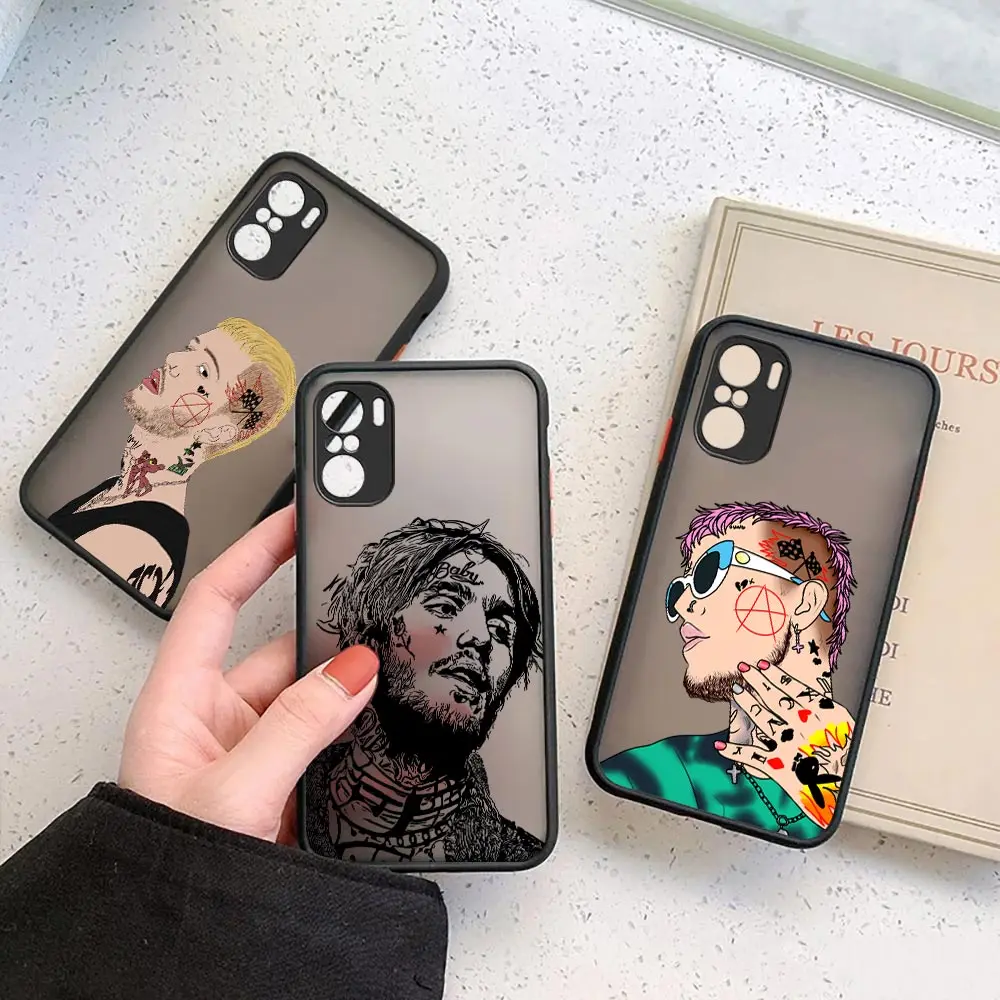 Rapper Lil Peep Singer Hell Boy Case For Redmi K50 K40 K40S Gaming K30 K20 10X 10C 10 9C 9T 9A 9 8 8A 7 A1 10A 9I 8A Pro Cover