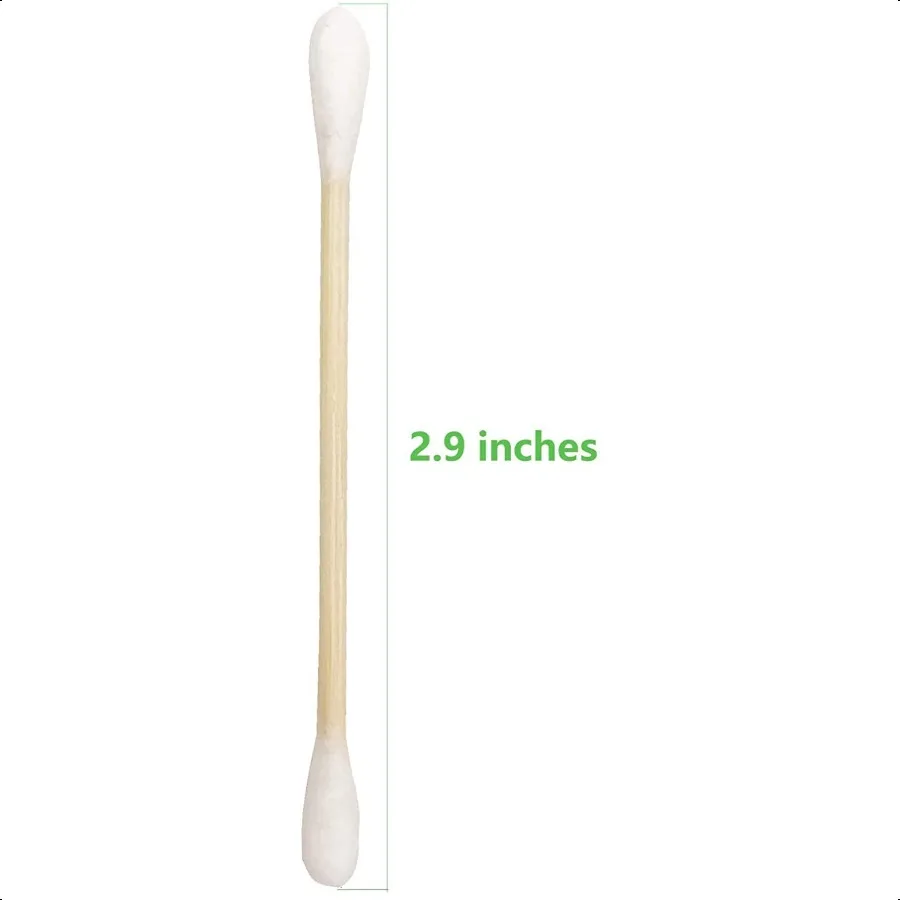 สำลีก้านไม้ไผ่ สำลีก้านไม้ 1200 ชิ้น