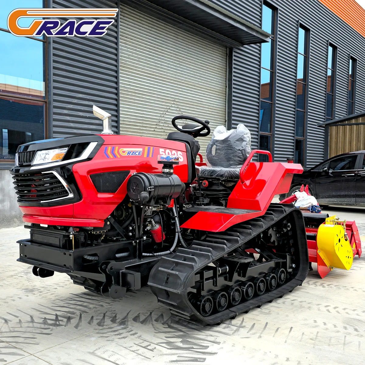 Tracteur Mini-Crawler 50HP Hau - Tractor Backhoe avis et prix
