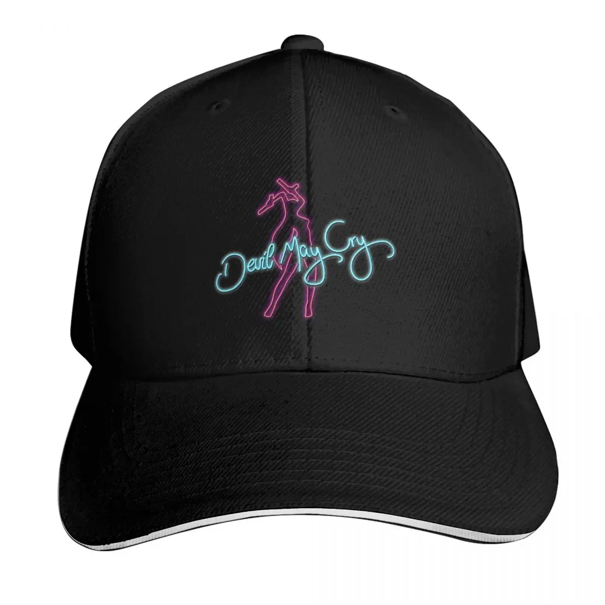 

DevilMayCry neon Baseball Cap Hip Hop Wild Ball Hat Horse Hat beach hat Men's Luxury Women's