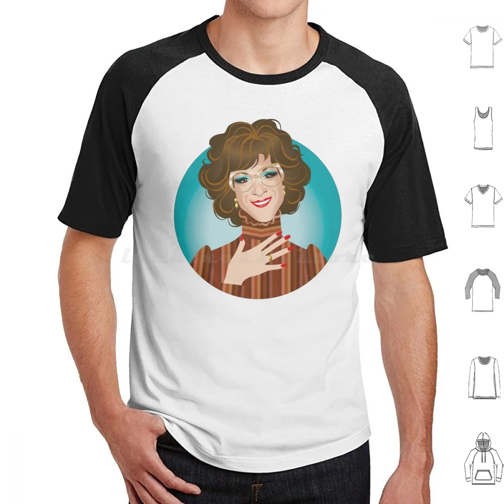 Dorothy Michaels T Shirt Big Size 100% Cotton Alejandro Mogollo Art Alejandromogolloart Alemogolloart Comedy Drag Humor Soap