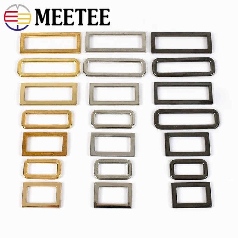 10/20Pcs 20/25/30/35/40mm Metal Ring Buckles Bag Strap Clasp Keychains Dog Collars Bags Snap Hooks DIY Hardware Accessories