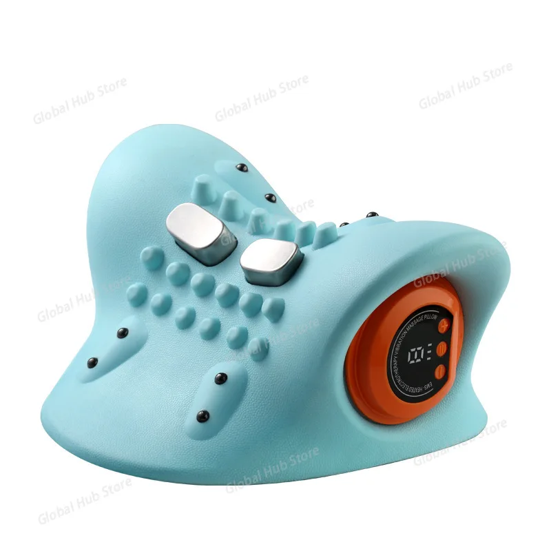 

Adult Cervical Massage Device, Portable Neck and Head Acupoint Massage Pillow for Cervical Repair Traction