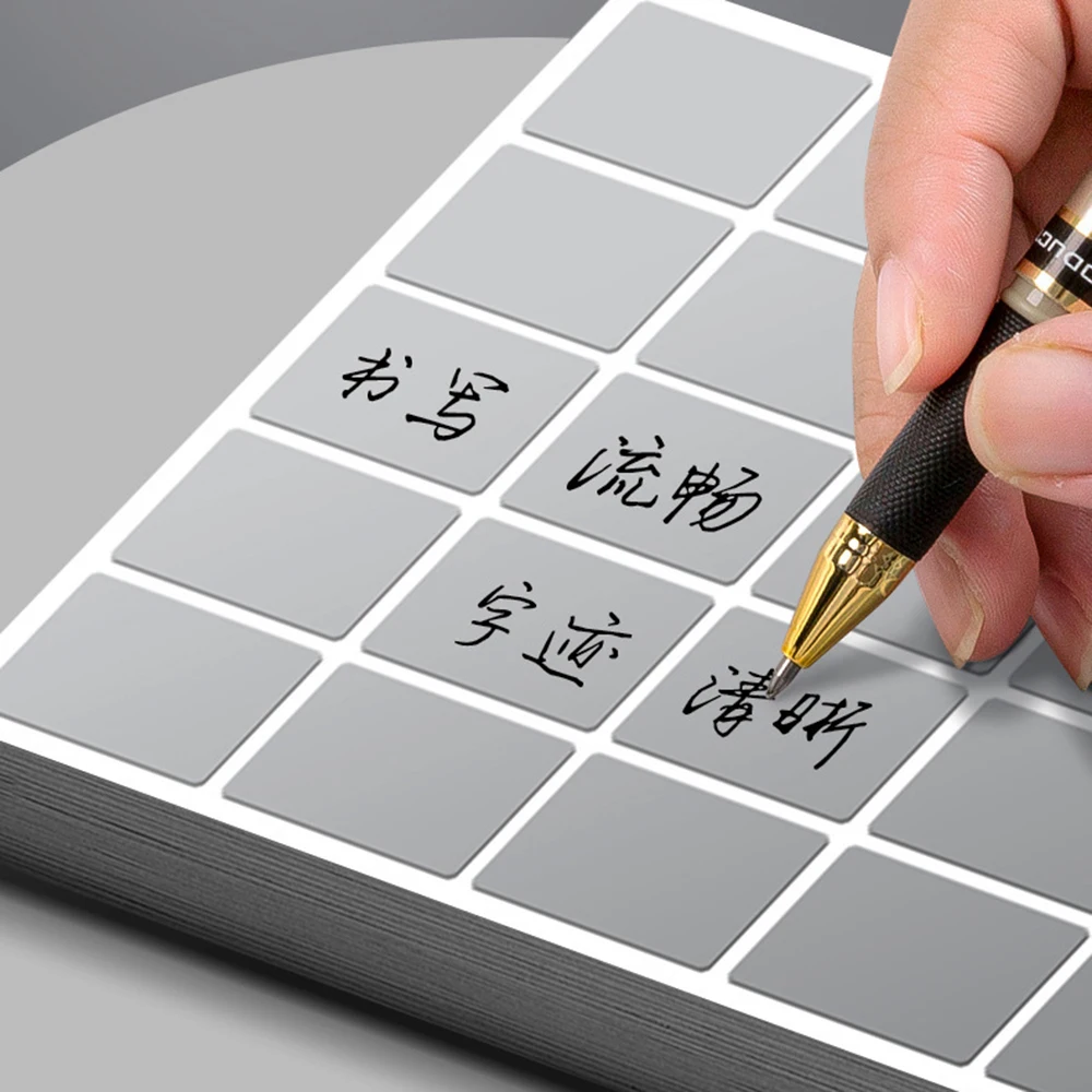 160-600Pcs Silver Removable Waterproof Label Stickers Ideal for Organizing Office & Home Use Storage Freeze Food Label
