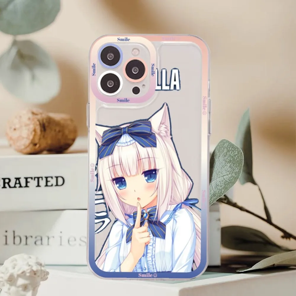 Cartoon Nekopara Phone Case For Samsung S 20 S 21 S 22 S 23 Lite Plus Ultra Mobile Cover