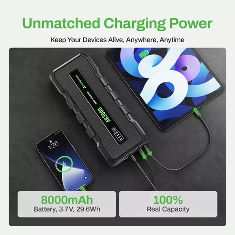 10 best sales jump starter car battery - №5