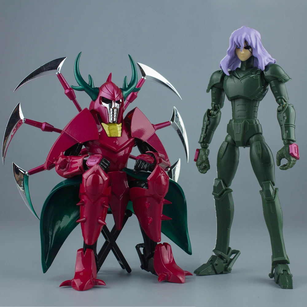 In Stock YOYO Model Ronin Warriors Gen Masho Rajura/Anubis Phantom Demon General Armor Plus Action Figures Collection Toys