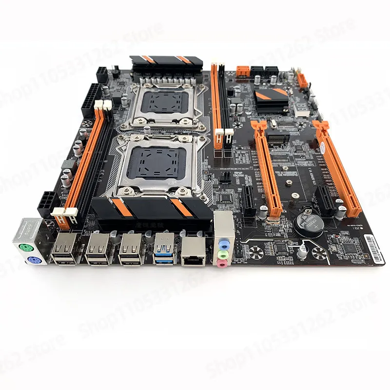 X79 Dual Socket LGA2011 Gaming Motherboard DDR3 Support Dual Xeon E5 2660 2680 V2 Processor Server Workstation Mainboard