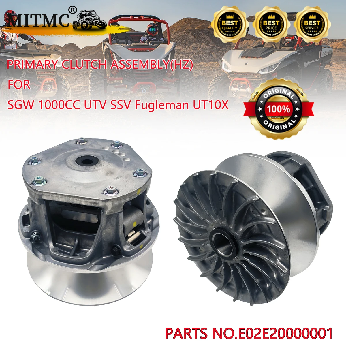 CVT Primary Driving Clutch ASSEMBLYF(HZ) For SGW 1000CC UTV SSV Fugleman UT10X Parts No. E02E20000001