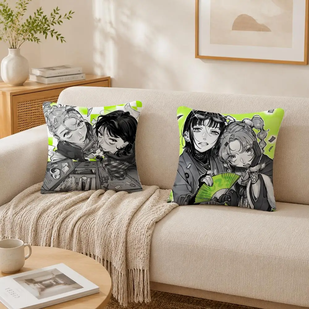 The G-Guy She Was Interested In Wasn't A Guy At All Cushion Cover Pillow Case With Hidden Zipper Cutecore Room Decor For Home